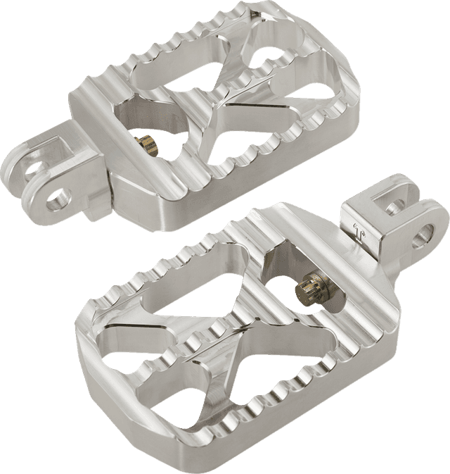 JOKER MACHINE 1620-2638 Bear Claw Foot Pegs - Silver - Triumph