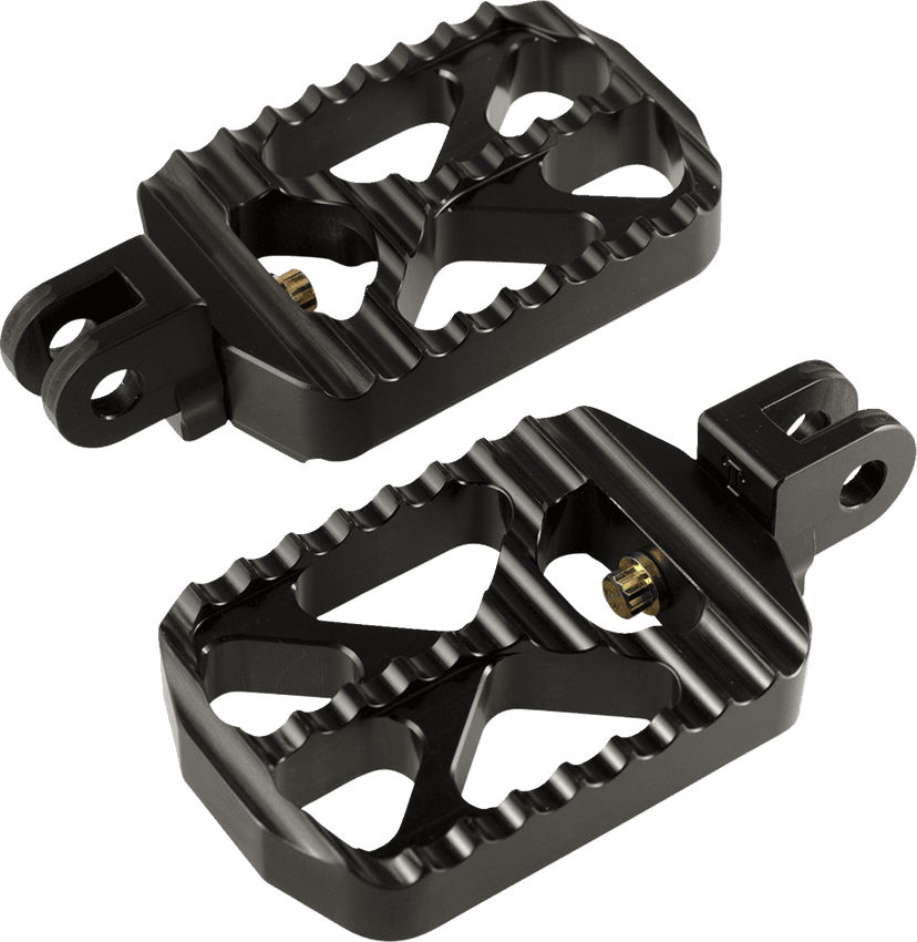 JOKER MACHINE 1620-2639 Bear Claw Foot Pegs - Black - Triumph