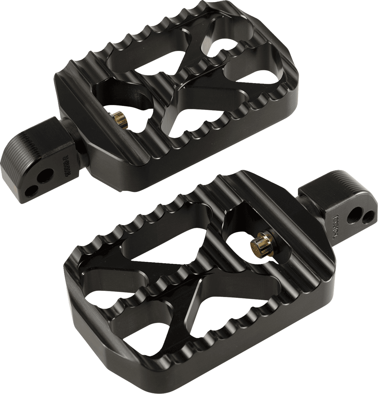 JOKER MACHINE 1620-2645 Bear Claw Foot Pegs - Black - Harley-Davidson