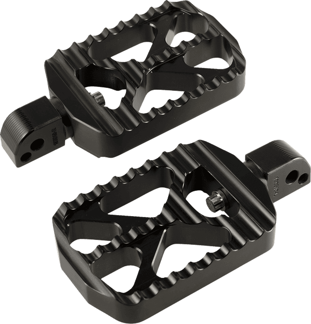 JOKER MACHINE 1620-2645 Bear Claw Foot Pegs - Black - Harley-Davidson