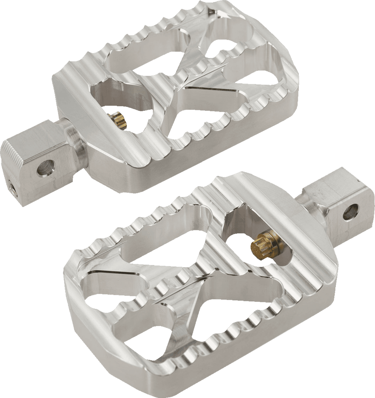 JOKER MACHINE 1620-2646 Bear Claw Foot Pegs - Silver - Indian