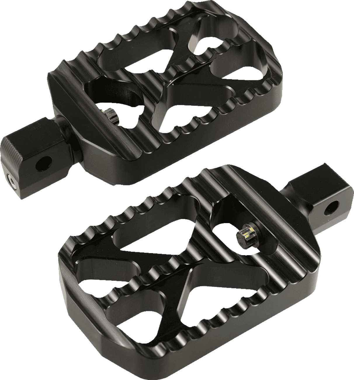 JOKER MACHINE 1620-2647 Bear Claw Foot Pegs - Black - Indian