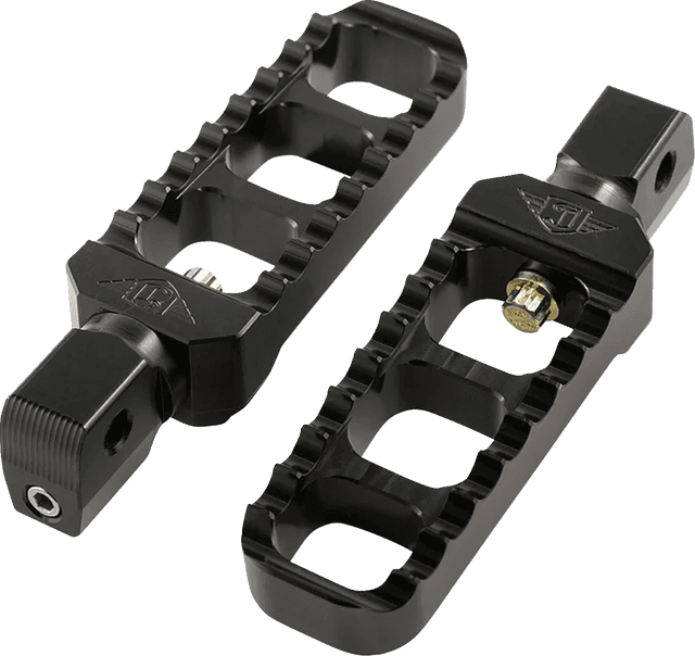 JOKER MACHINE 1620-2655 Serrated Foot Pegs - Black - Narrow