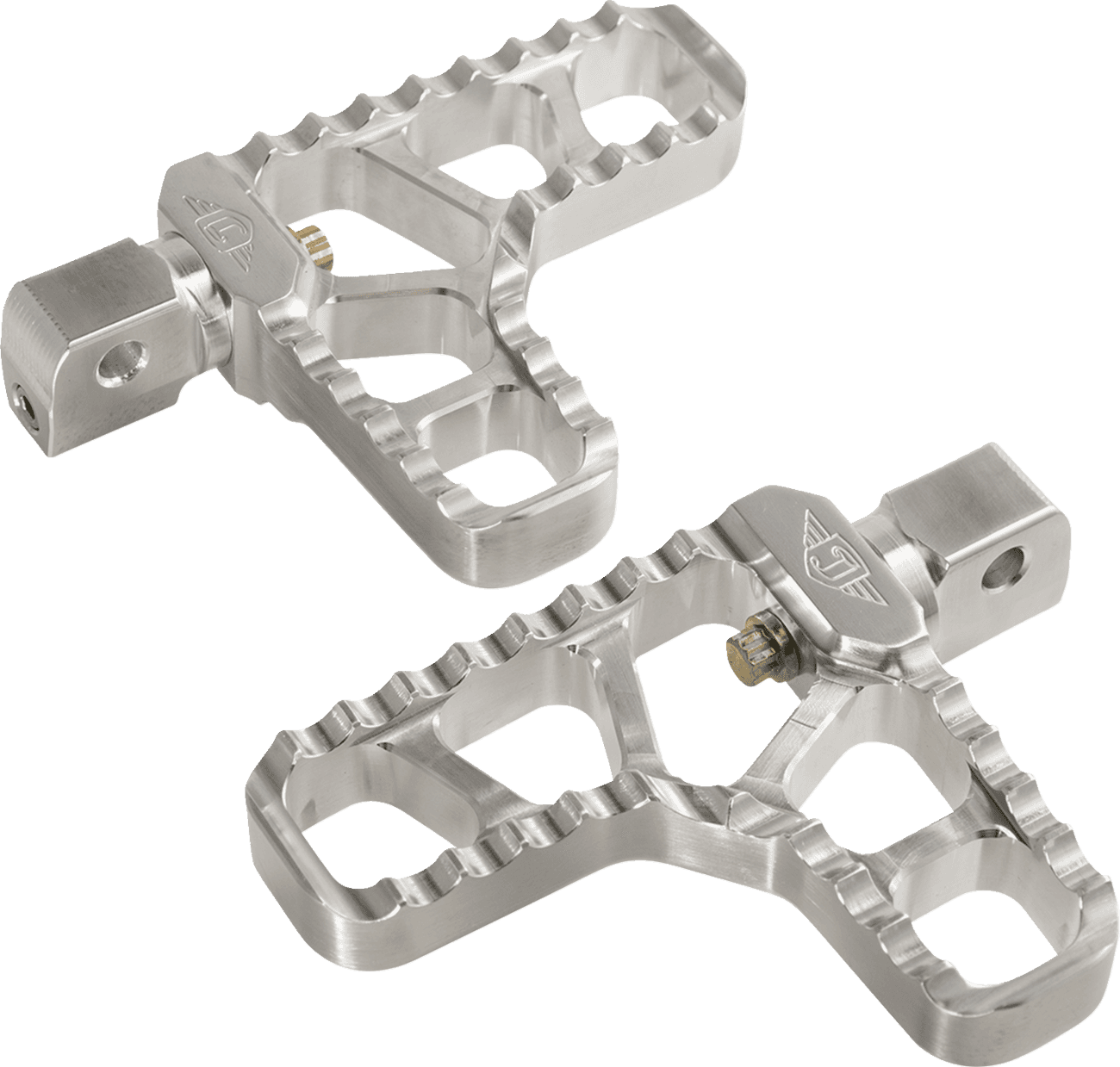 JOKER MACHINE 1620-2656 Serrated Heel Pegs - Silver - Indian