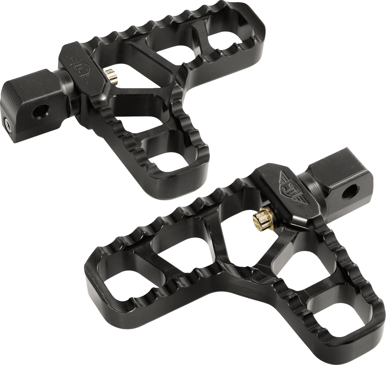 JOKER MACHINE 1620-2657 Serrated Heel Pegs - Black - Indian