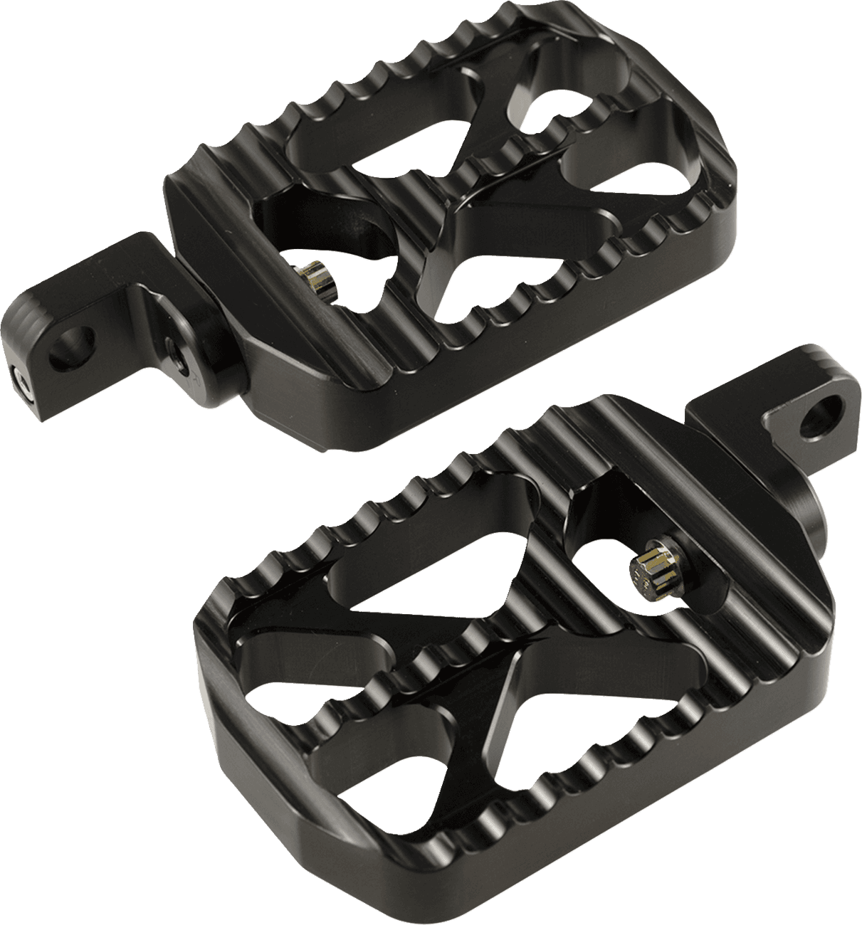 JOKER MACHINE 1620-2663 Bear Claw Foot Pegs - Black - Harley-Davidson
