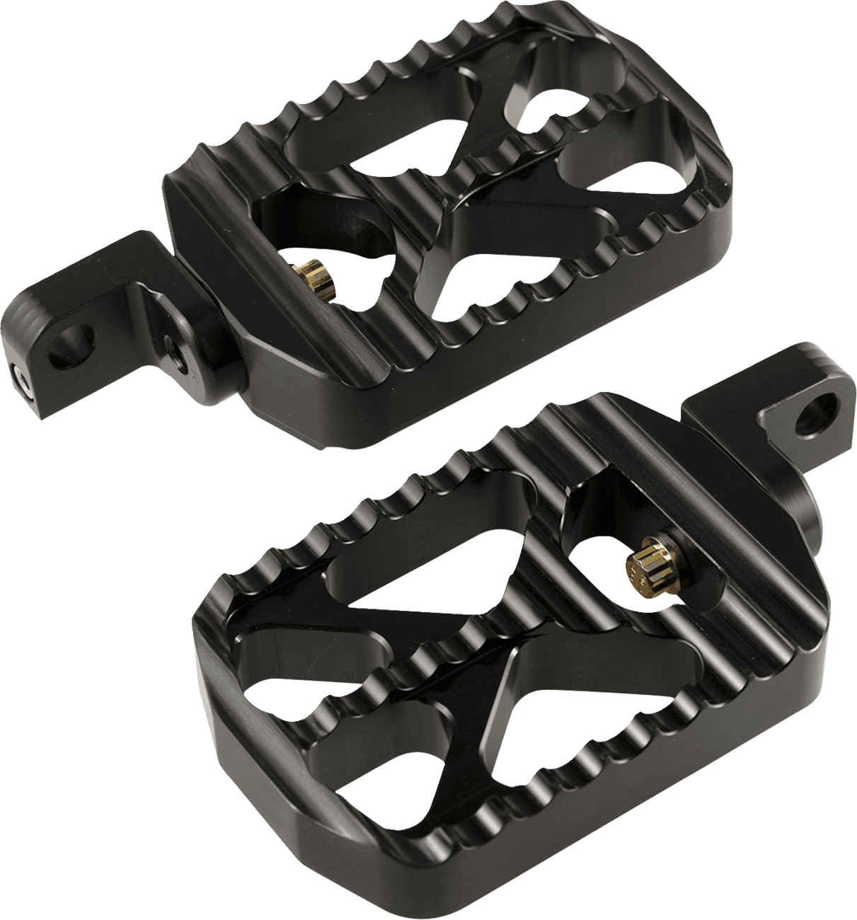 JOKER MACHINE 1620-2663 Bear Claw Foot Pegs - Black - Harley-Davidson