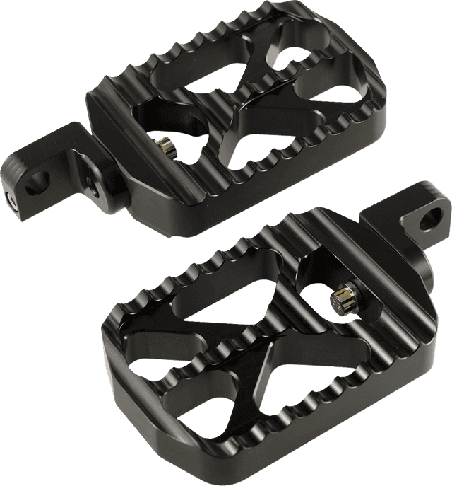 JOKER MACHINE 1620-2663 Bear Claw Foot Pegs - Black - Harley-Davidson