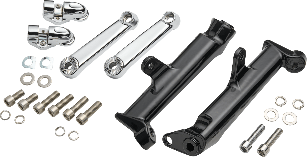 CIRO 1620-2664 Frame Mounted Adjustable Highway Peg Mount - Standard - Chrome