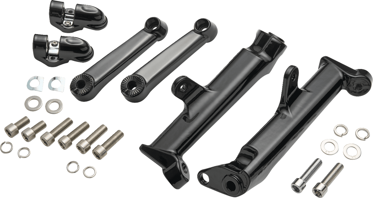CIRO 1620-2665 Frame Mounted Adjustable Highway Peg Mount - Standard - Black