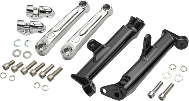 CIRO 1620-2666 Frame Mounted Adjustable Highway Peg Mount - Extended - Chrome