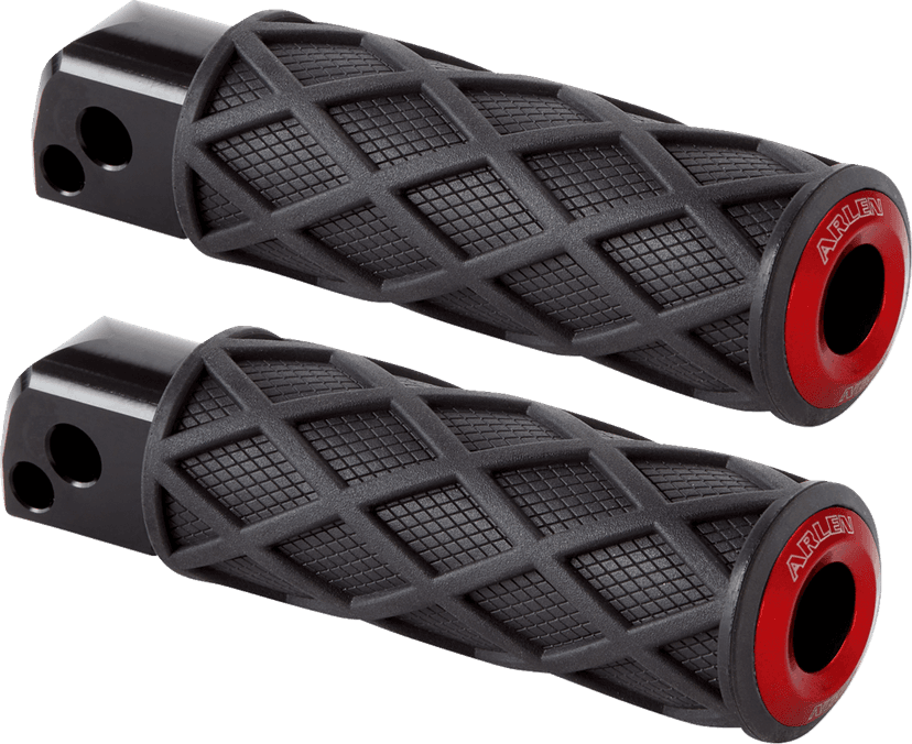 ARLEN NESS 1620-2680 Diamond Foot Pegs - Passenger - Red