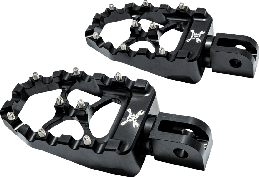 BURLY BRAND 1620-2729 MX Evolution Passenger Pegs - Black - Softail — image 2 of 4
