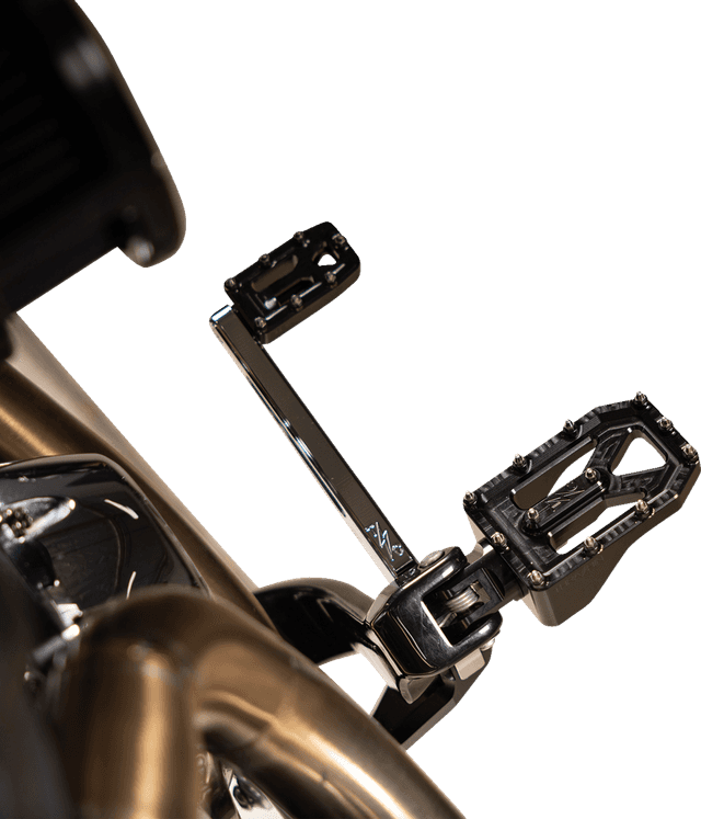 THRASHIN SUPPLY CO. 1620-2769 Aggressor Foot Pegs - Rear - Black - HD '72-'25 — image 5 of 7