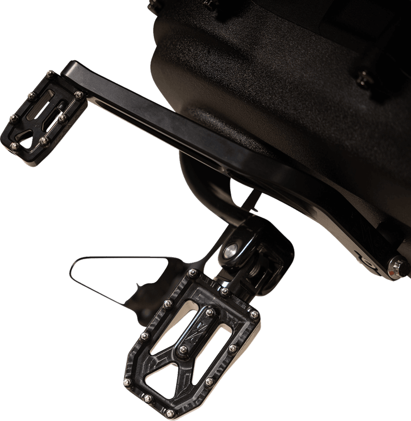 THRASHIN SUPPLY CO. 1620-2769 Aggressor Foot Pegs - Rear - Black - HD '72-'25 — image 3 of 7