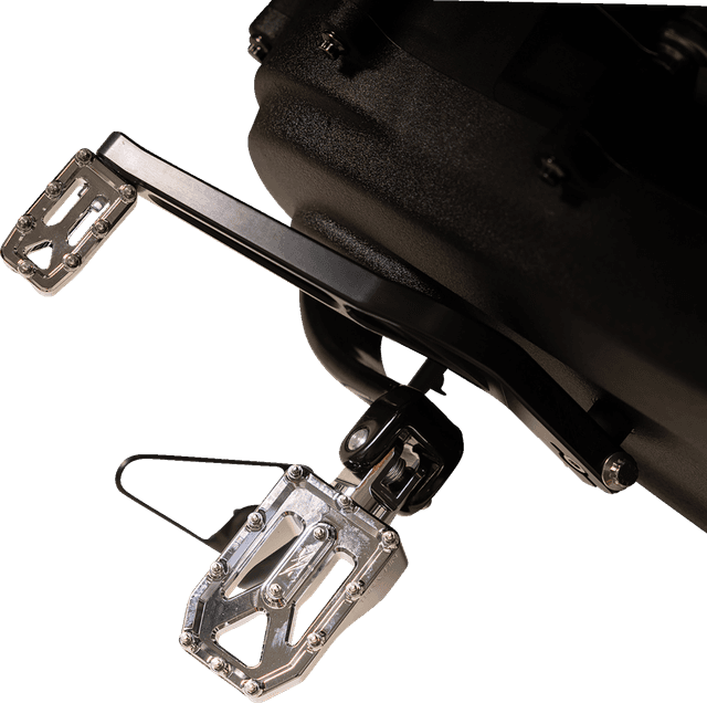 THRASHIN SUPPLY CO. 1620-2772 Aggressor Foot Pegs - Rear - Chrome - HD '72-'25 — image 5 of 6