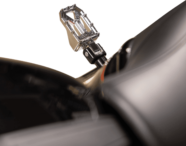 THRASHIN SUPPLY CO. 1620-2772 Aggressor Foot Pegs - Rear - Chrome - HD '72-'25 — image 4 of 6