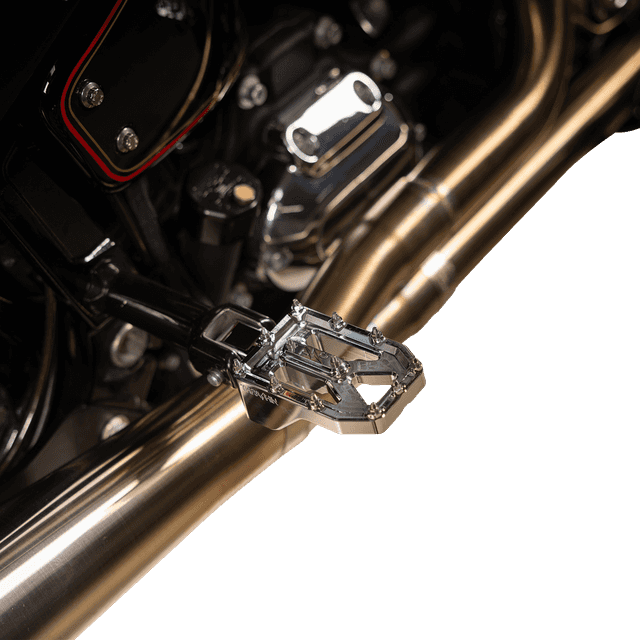 THRASHIN SUPPLY CO. 1620-2772 Aggressor Foot Pegs - Rear - Chrome - HD '72-'25 — image 3 of 6