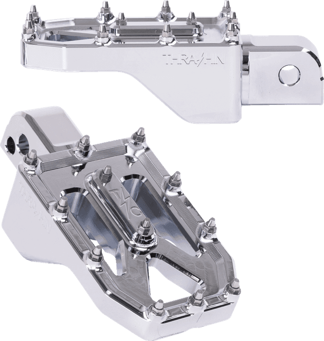 THRASHIN SUPPLY CO. 1620-2781 Aggressor Foot Pegs - Rear - Chrome - FL/FX '18-'25