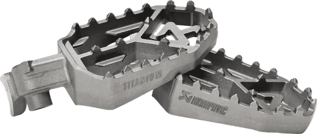 AKRAPOVIC 1620-2793 Adventure Foot Pegs - Titanium - Yamaha