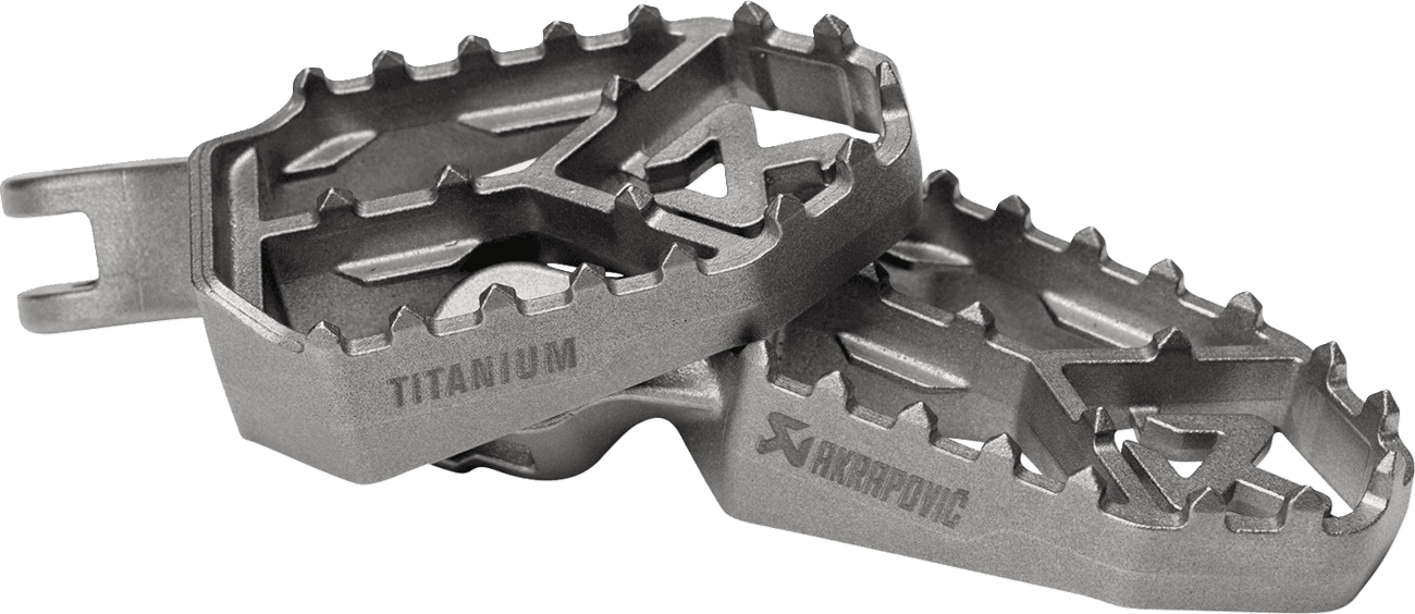 AKRAPOVIC 1620-2808 Adventure Foot Pegs - Titanium - Husqvarna/KTM/Gas Gas