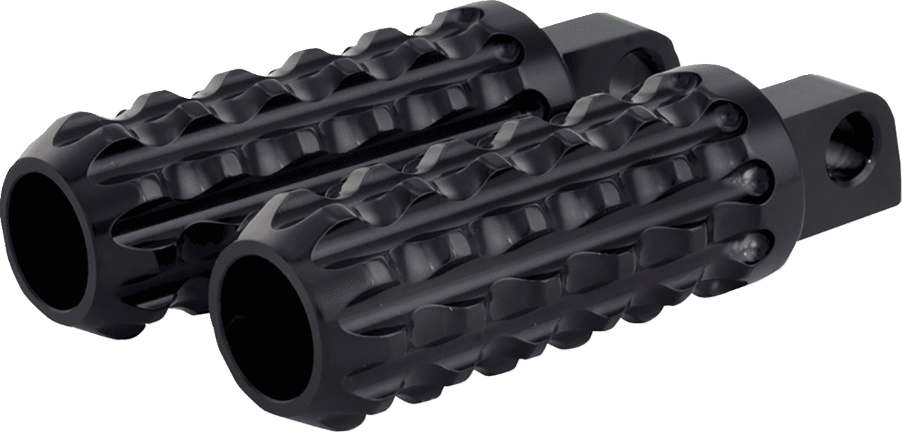 BURLY BRAND 16202830 Reaper Foot Pegs - Black - HD
