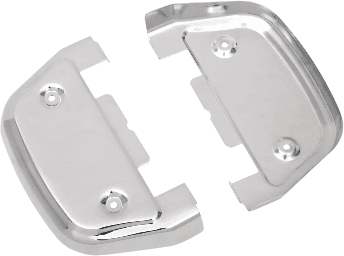 DRAG SPECIALTIES 1621-0123 Passenger Floorboard Cover - Chrome - FL