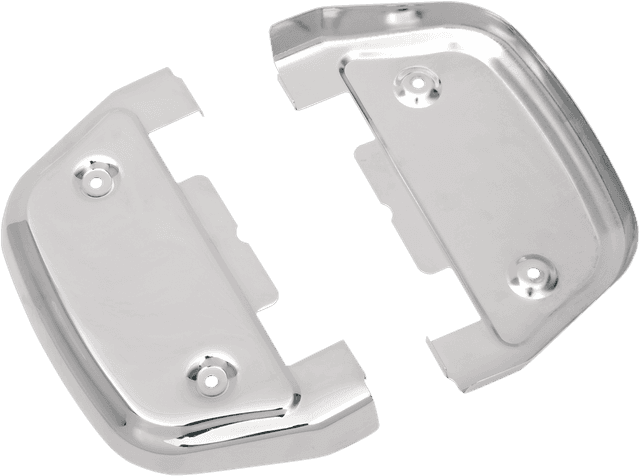 DRAG SPECIALTIES 1621-0123 Passenger Floorboard Cover - Chrome - FL