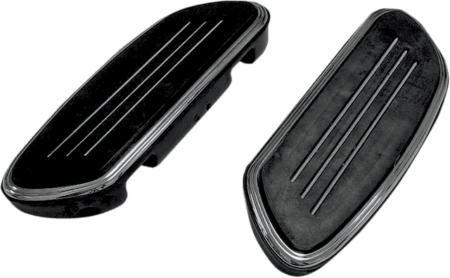 DRAG SPECIALTIES 1621-0350 Sweeper Floorboards - Passenger - Black - FL