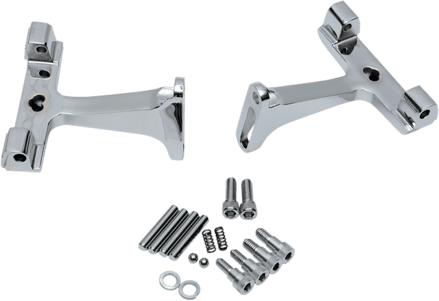 DRAG SPECIALTIES 1621-0392 Passenger Footboard Mount - Chrome
