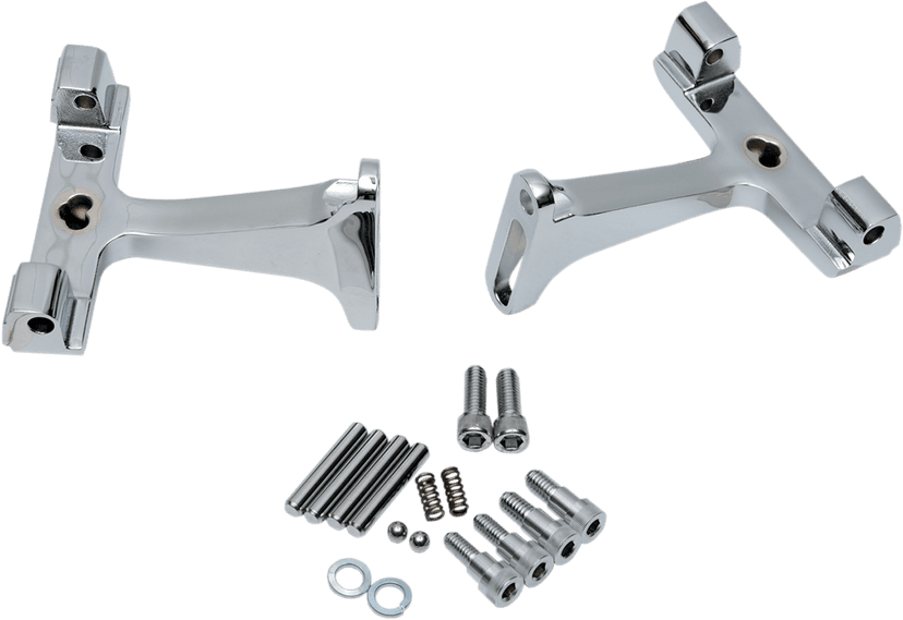 DRAG SPECIALTIES 1621-0392 Passenger Footboard Mount - Chrome