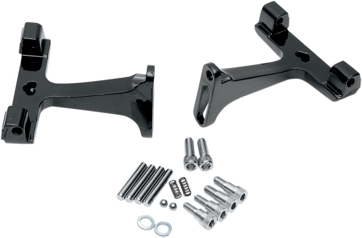 DRAG SPECIALTIES 1621-0393 Passenger Footboard Mount - Black