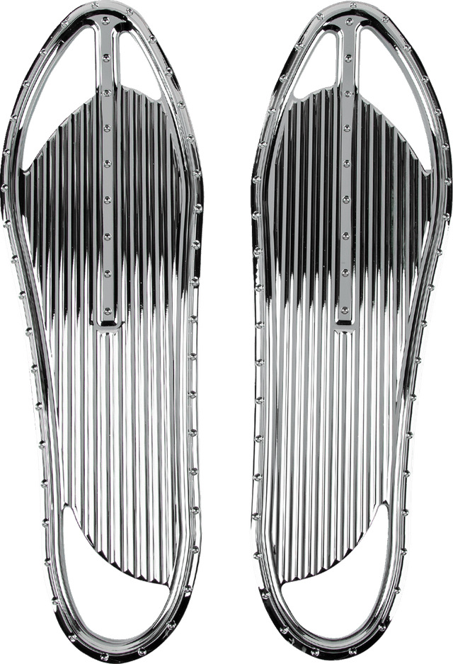 COVINGTONS 1621-0669 Floorboards - Dimpled - Chrome — image 1 of 3
