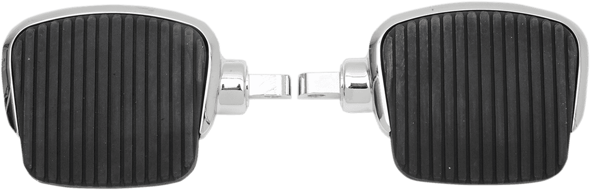 DRAG SPECIALTIES 1621-0724 Mini Footboards - Male 4" - Chrome