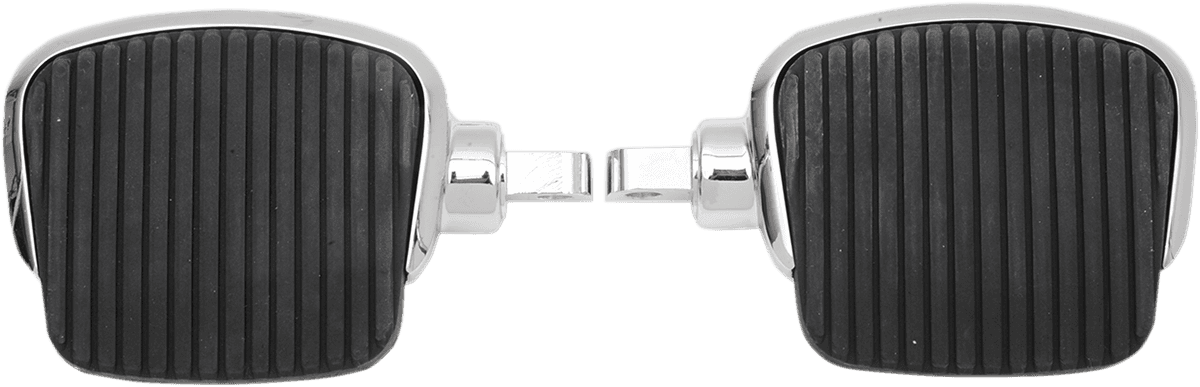 DRAG SPECIALTIES 1621-0724 Mini Footboards - Male 4" - Chrome