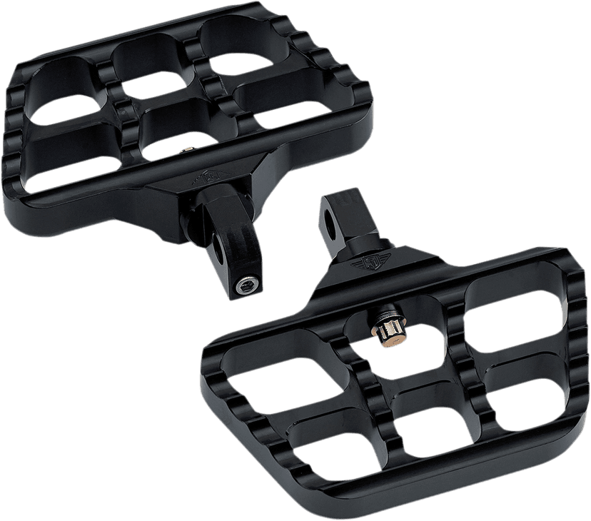 JOKER MACHINE 1621-0762 Mini Serrated Floorboards - Black - Softail/Sportster/Street Rod — image 1 of 5