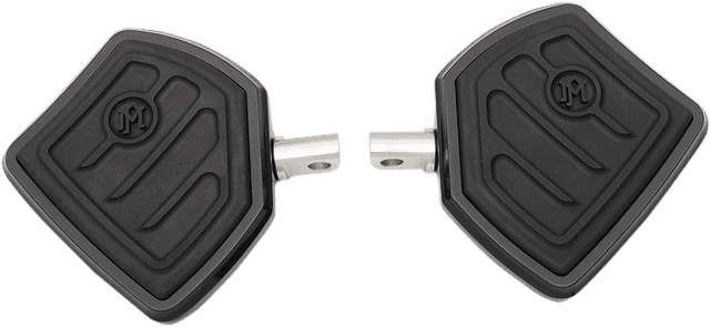 PERFORMANCE MACHINE (PM) 1621-0831 Passenger Floorboards - Contoured - Black — image 2 of 2