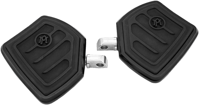PERFORMANCE MACHINE (PM) 1621-0831 Passenger Floorboards - Contoured - Black — image 1 of 2