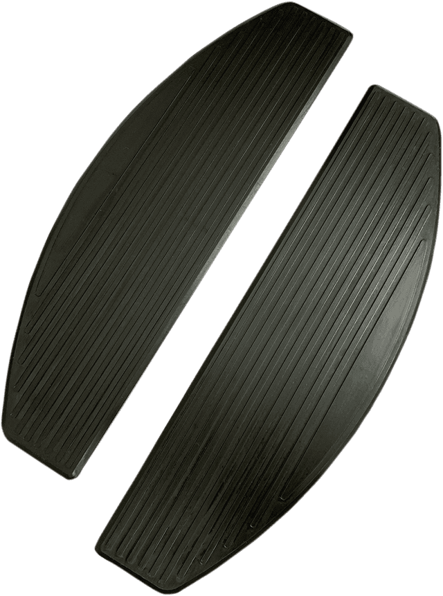 DRAG SPECIALTIES 1621-0857 Floorboard Pads - Black - FLHC/FLSL
