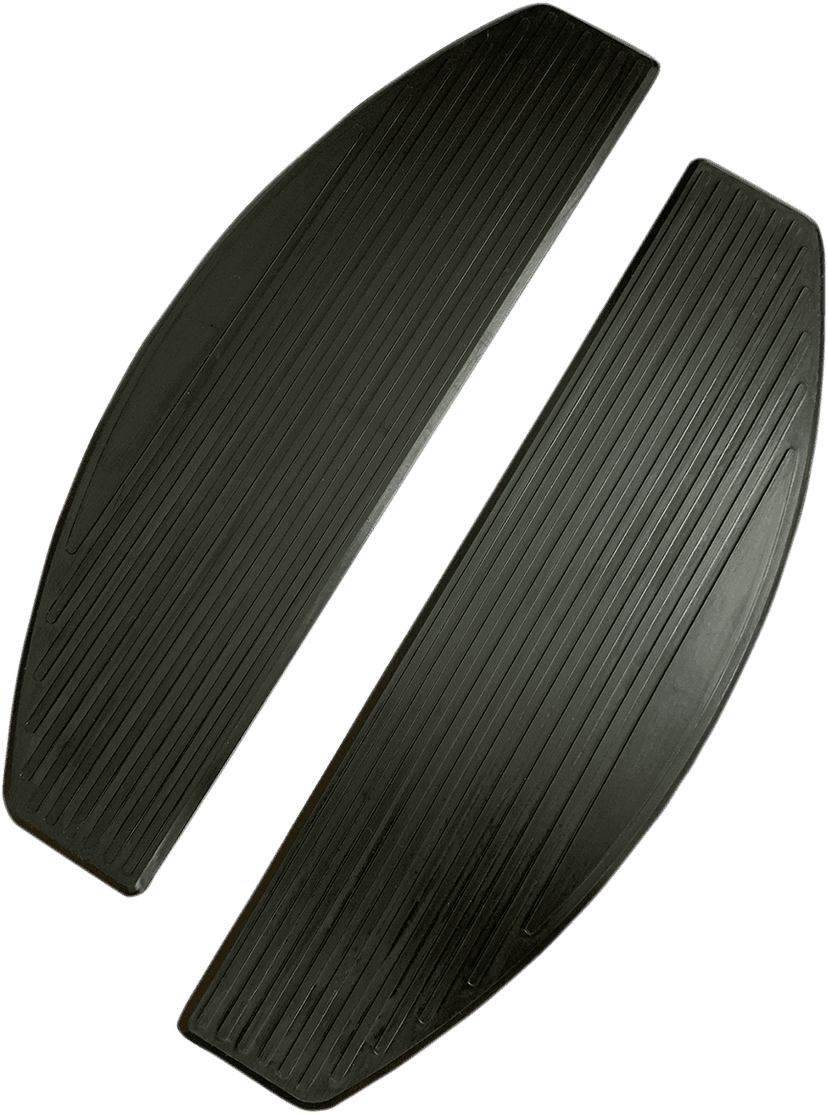 DRAG SPECIALTIES 1621-0857 Floorboard Pads - Black - FLHC/FLSL