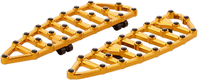 ARLEN NESS 1621-0945 MX Driver Floorboards - Gold — image 2 of 5