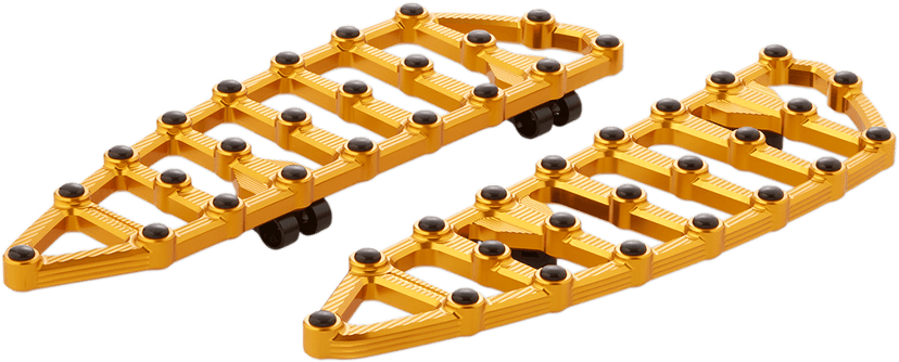 ARLEN NESS 1621-0945 MX Driver Floorboards - Gold — image 2 of 5