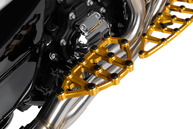 ARLEN NESS 1621-0945 MX Driver Floorboards - Gold — image 3 of 5