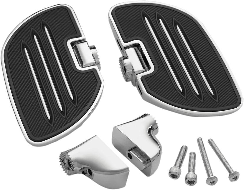 SHOW CHROME 1621-0968 Passenger Floorboards - Black - Spyder RT — image 4 of 5
