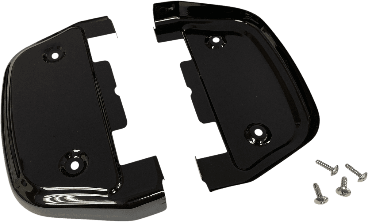 DRAG SPECIALTIES 1621-1000 Passenger Floorboard Cover - Black - FL