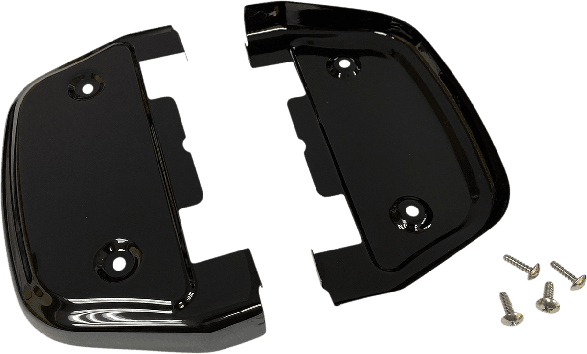 DRAG SPECIALTIES 1621-1000 Passenger Floorboard Cover - Black - FL