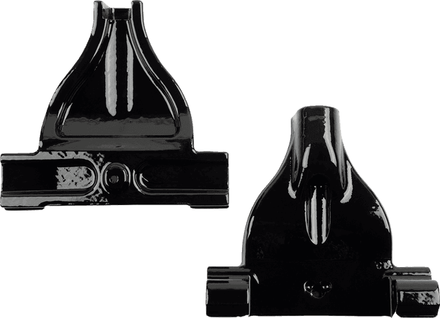 DRAG SPECIALTIES 1621-1003 Passenger Floorboard Mount - Gloss Black — image 1 of 2