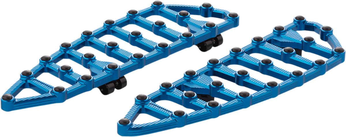 ARLEN NESS 1621-1014 MX Driver Floorboards - Blue
