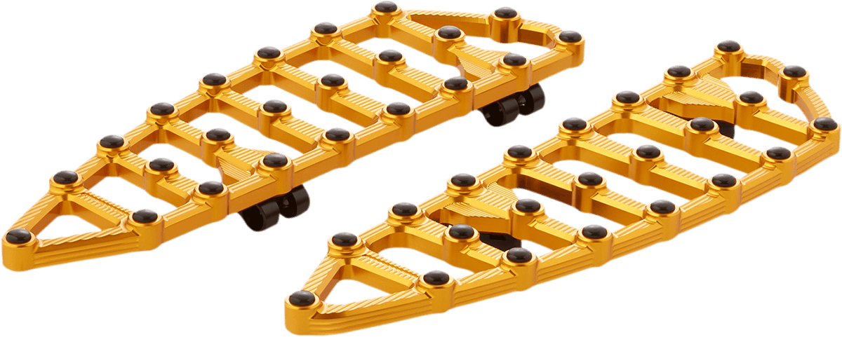 ARLEN NESS 1621-1015 MX Driver Floorboards - Gold