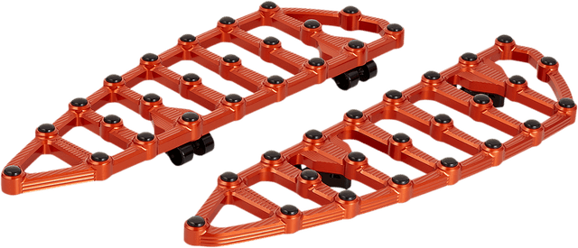ARLEN NESS 1621-1016 MX Driver Floorboards - Orange